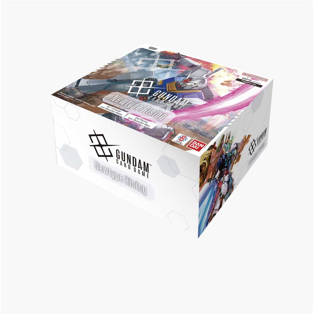 gundam booster boxes Card Game Dual Impact Box GD02 (24 Packs) these cards feature Zeon and Neo Zeon cards that can directly damage units Gundam Card Game GD01 Newtype