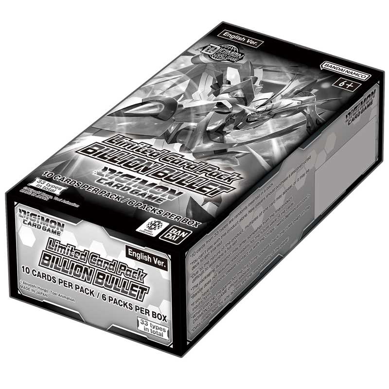 Digimon Card Game Limited Card Pack BILLION BULLET LM-06 (6 packs) – Games  Time Aversa