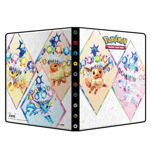 pokemon card game art collection book Pokemon Album 14 pages 9 pockets SV 8.5 Prismatic Evolutions – Games Time Aversa