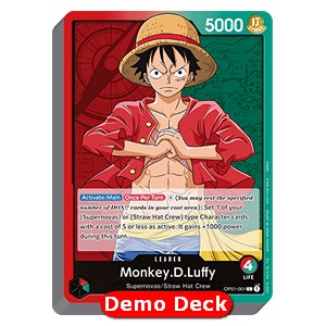 one piece card game demo deck Demo Deck: Monkey.D.Luffy (OP01-003) (Incl. 1x Promotion Pack 2022)⁣