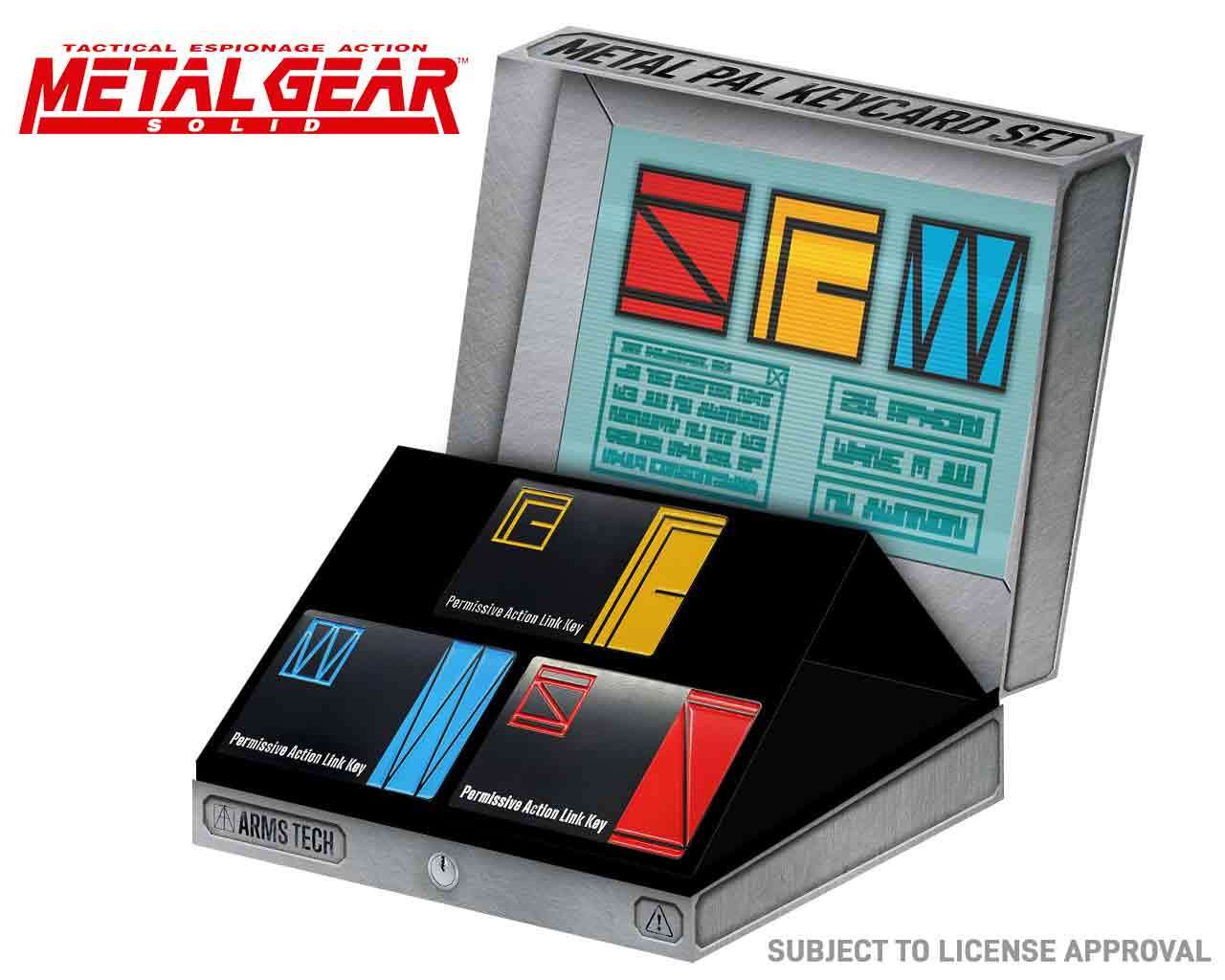 metal gear solid collection key Metal Gear Solid Limited Edition Set Of 3 Key Cards – Games Time Aversa