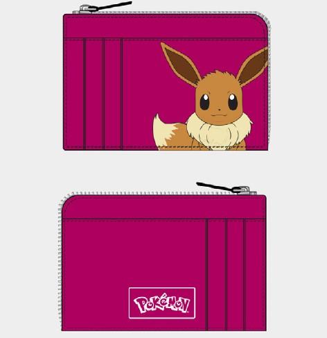 pokemon card holder wallet POKÉMON CARD HOLDER FUCHSIA EEVEE – Games Time Aversa