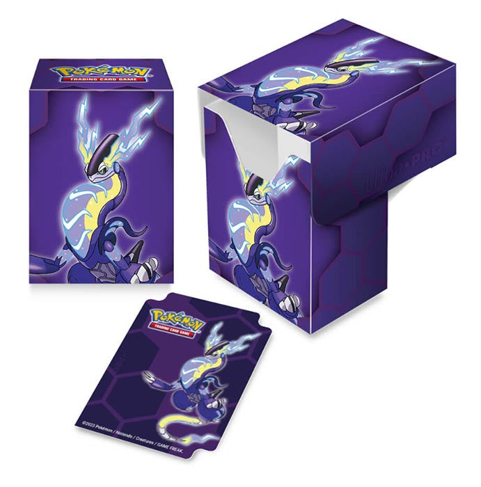 pokemon card box holder ULTRA PRO Pokemon Miraidon Deck Holder – Games Time Aversa