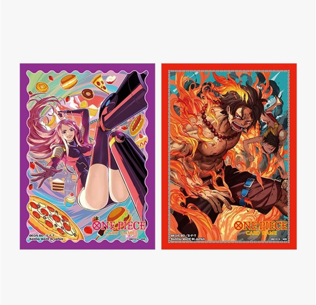 One Piece Card Game Official Sleeves TCG+ Stores Limited Edition Vol.5   Games Time Aversa
