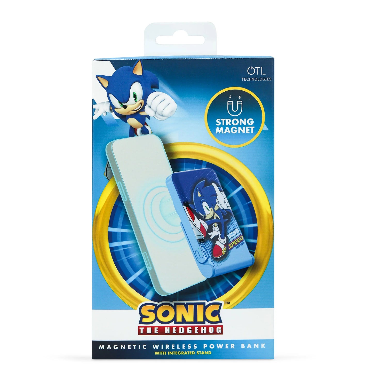 SONIC THE HEDGEHOG MAGNETIC WIRELESS POWER BANK