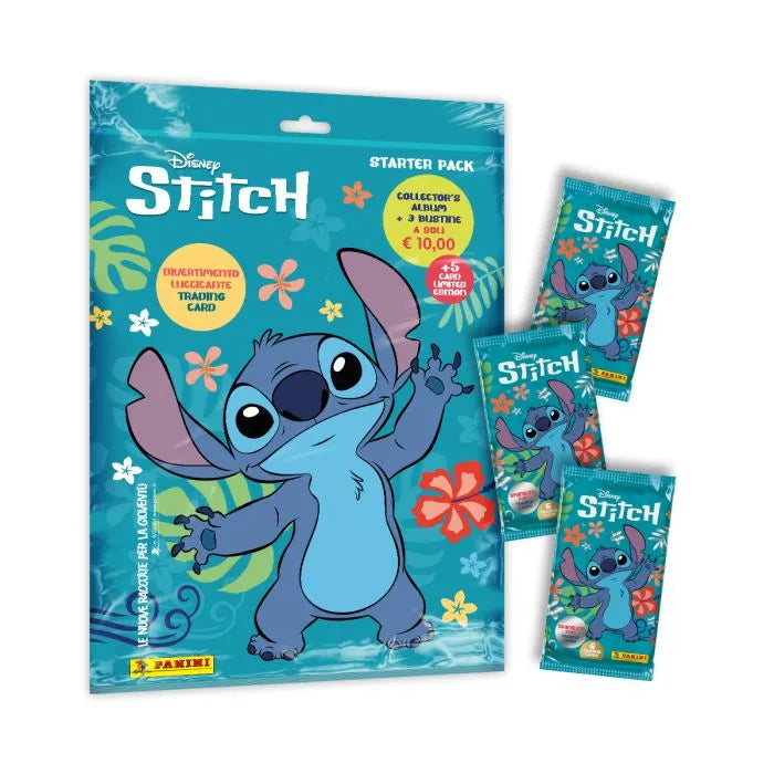 DISNEY STITCH Divertimento luccicante Trading Card Collection - Starter Pack Panini