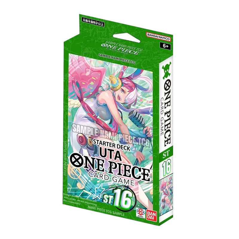 Jeu de cartes One Piece Starter Deck Vert Uta [ST-16]