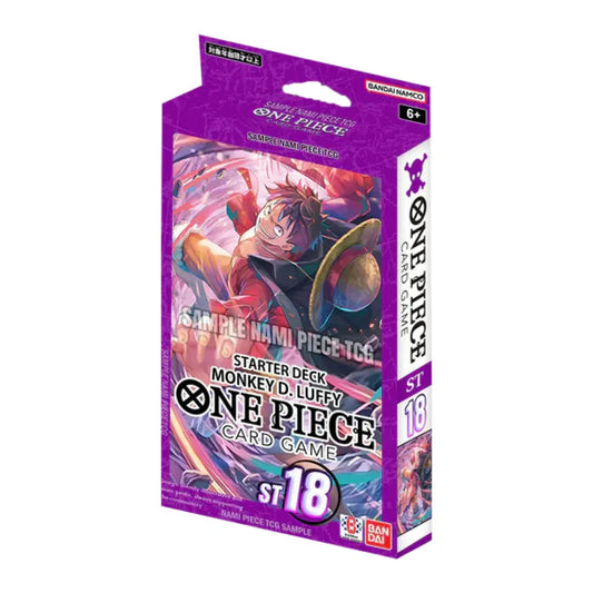 Deck de démarrage du jeu de cartes One Piece Purple Monkey.D.Luffy [ST-18]