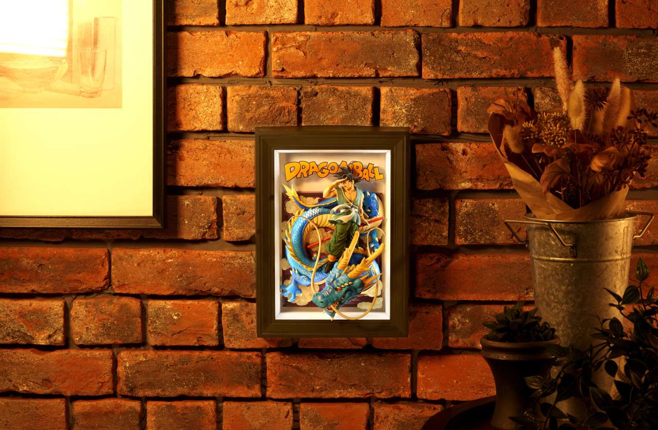 Dragon Ball Tamashii Art (Quadro): Son Goku / Dragon 28cm