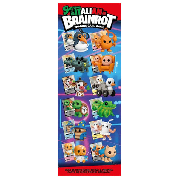 Skifidol It Brainrot Portachiavi 3D/Special Card Universo Psichedelico