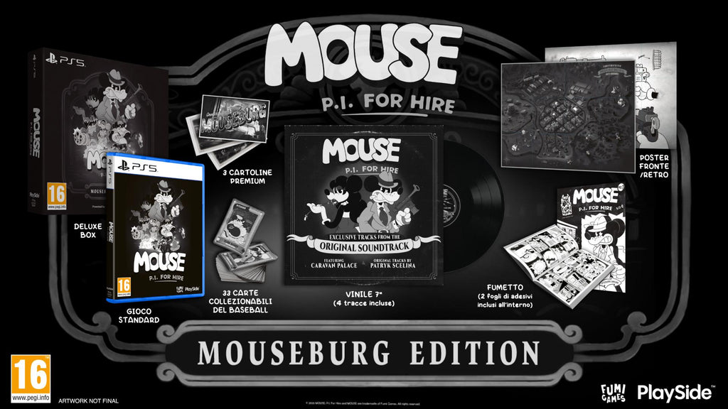 MOUSE P.I. For Hire Mouseburg Edition