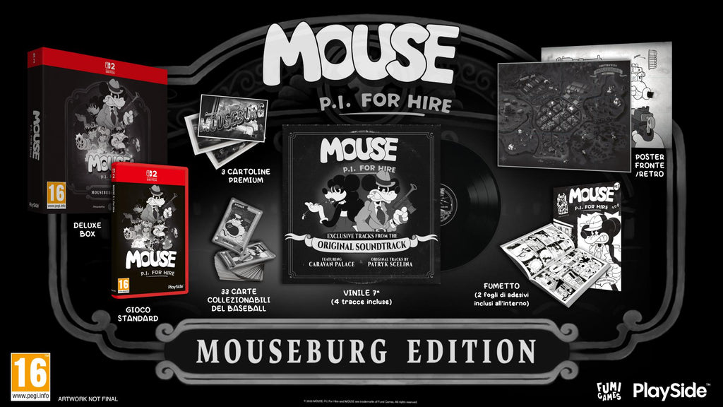 MOUSE P.I. For Hire Mouseburg Edition