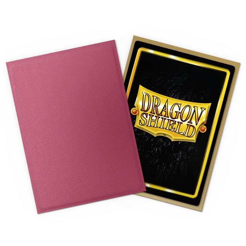 Dragon Shield Dual Matte Sleeves - Pomegranate &amp; Gold (100 Sleeves)