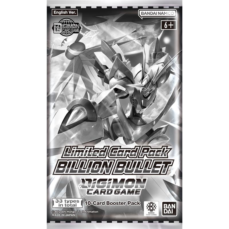 Digimon Card Game Limited Card Pack BILLION BULLET LM-06 (6 packs) Games Time Aversa Digimon Card Game Limited Card Pack BILLION BULLET LM-06 (6 packs) Games Time Aversa