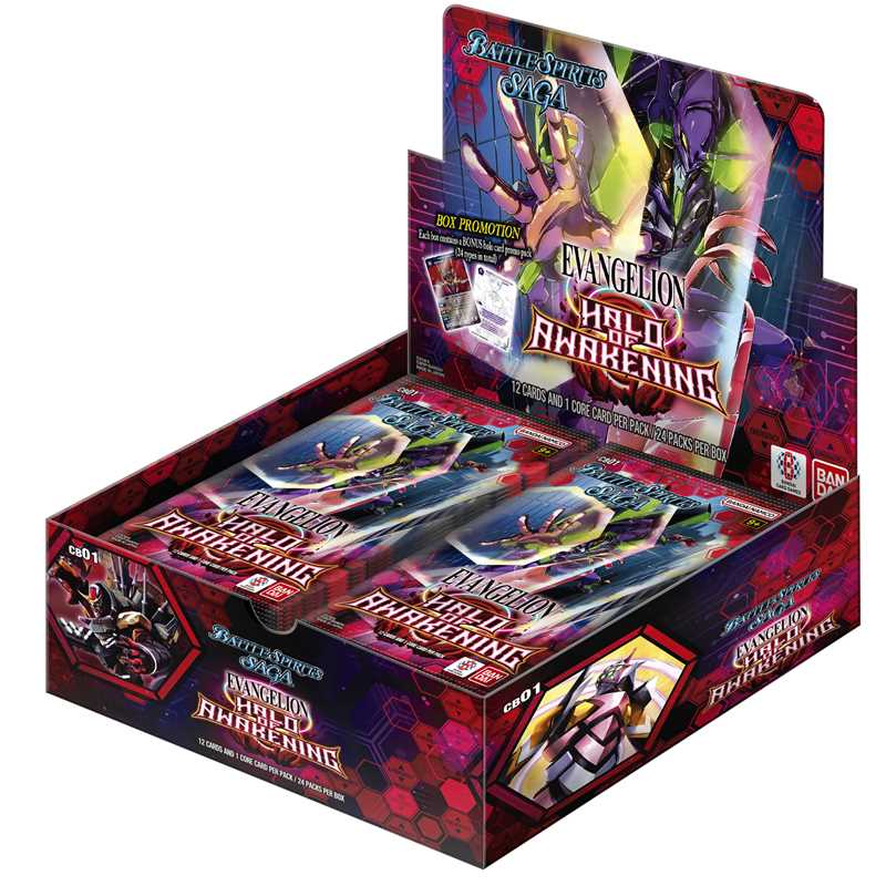 Box Battle Spirits Saga Set CB01 Evangelion Halo of Awakening Games Time Aversa Box Battle Spirits Saga Set CB01 Evangelion Halo of Awakening Games Time Aversa