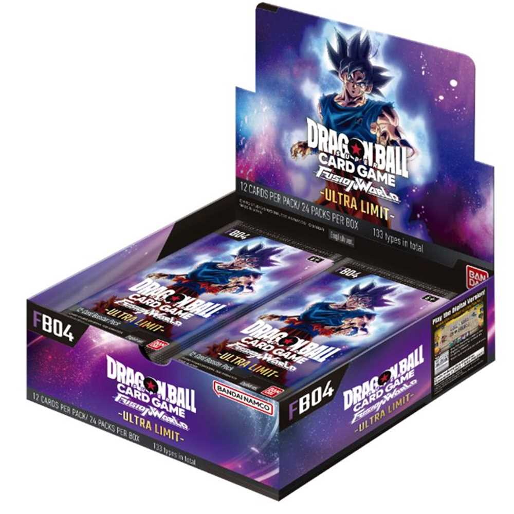 Dragon Ball Super Jeu de Cartes Fusion World 04 Boîte FB-04 Eng