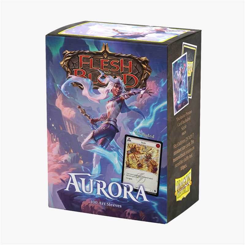 Dragon Shield Matte Art Sleeves - Flesh &amp; Blood Aurora (100 Sleeves)