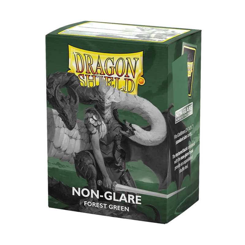 AT-11825 Dragon Shield Matte Standard - Non-Glare Forest Green (100 Sleeves)