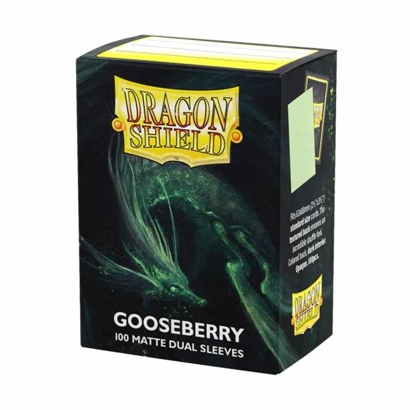 AT-15066 Dragon Shield Dual Matte Sleeves - Gooseberry (100 Sleeves)