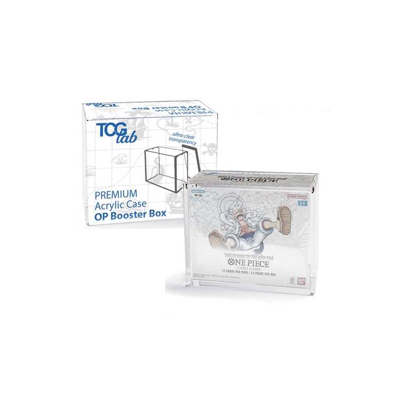 TcgLab Premium Case Protettivo per OP Booster Box Magnetico in Plexiglass