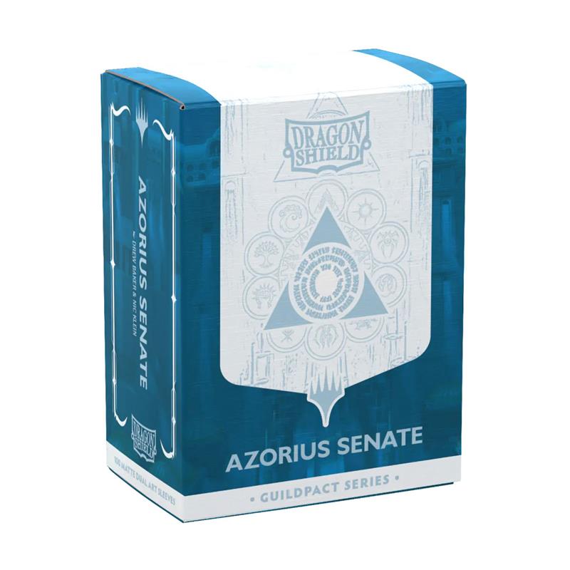 AT-16507 Dragon Shield Magic Sleeves - Azorius Senate (100 Matte Dual sleeves)