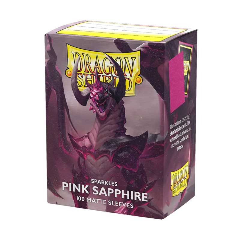 AT-11061 Dragon Shield Standard Sleeves - Matte Pink Sapphire (100 Sleeves)