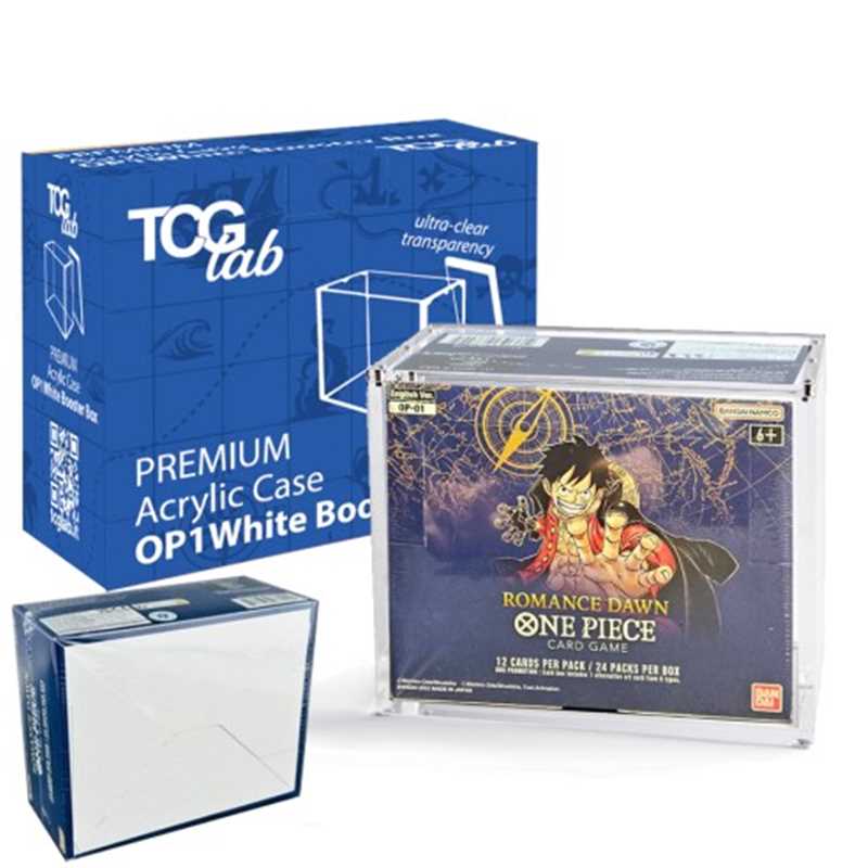 TcgLab Premium Case Protettivo per OP1 White Bottom Magnetico in Plexiglass