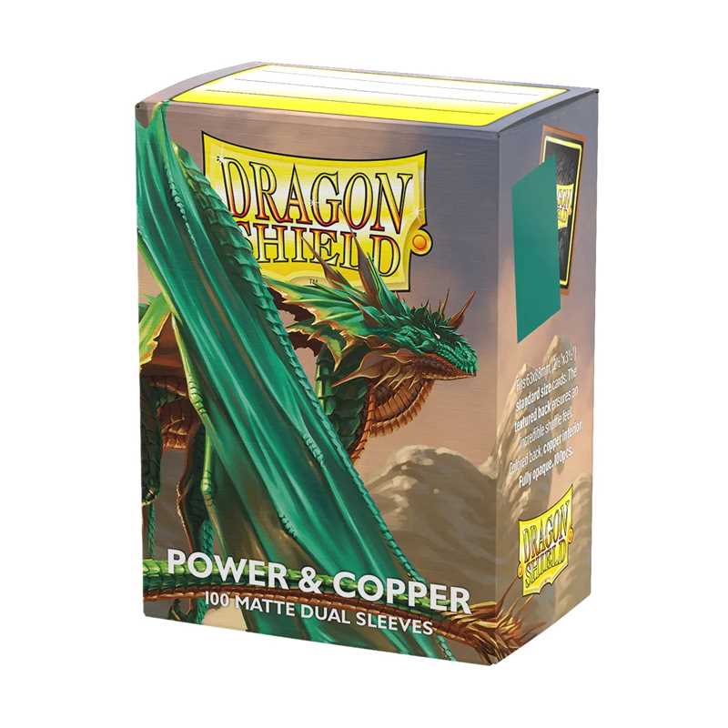 AT-15068 Dragon Shield Dual Matte Sleeves - Power & Copper (100 Sleeves)