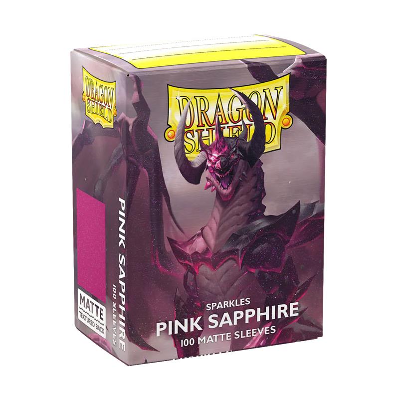 AT-11061 Dragon Shield Standard Sleeves - Matte Pink Sapphire (100 Sleeves)