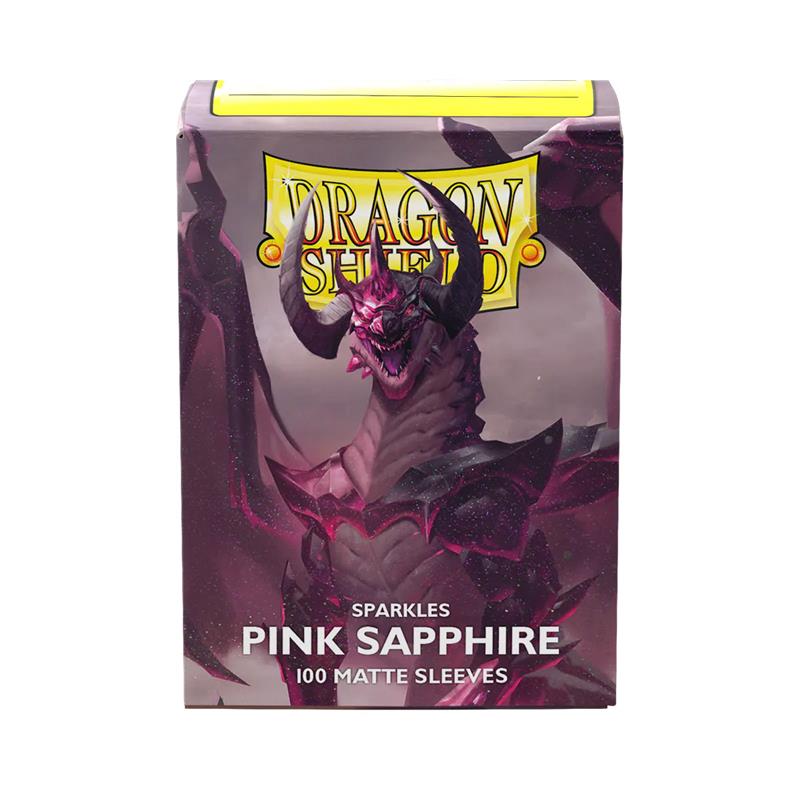 AT-11061 Dragon Shield Standard Sleeves - Matte Pink Sapphire (100 Sleeves)