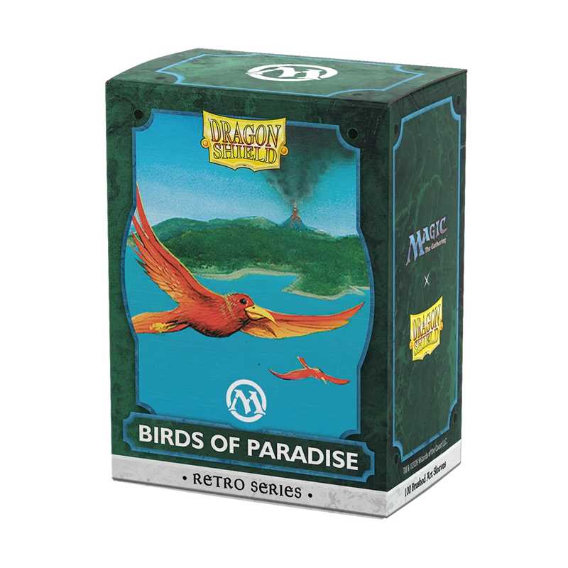 AT-16535 Dragon Shield Brushed Art Sleeves - Birds of Paradise (100 Sleeves)