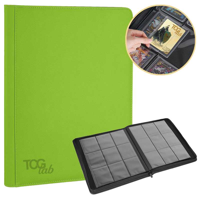 TcgLab Album per Toploader a 9 Tasche (252 toploader) - Green
