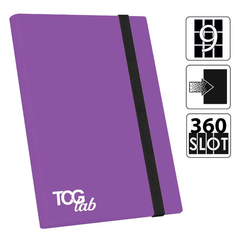 TcgLab Raccoglitore a 9 Tasche (360 carte) - Viola