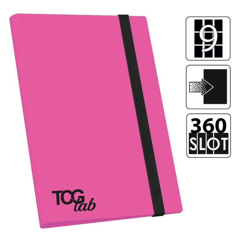 TcgLab Raccoglitore a 9 Tasche (360 carte) - Rosa