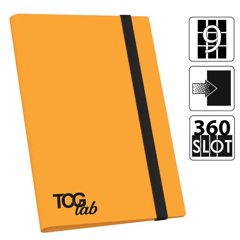TcgLab Raccoglitore a 9 Tasche (360 carte) - Arancione
