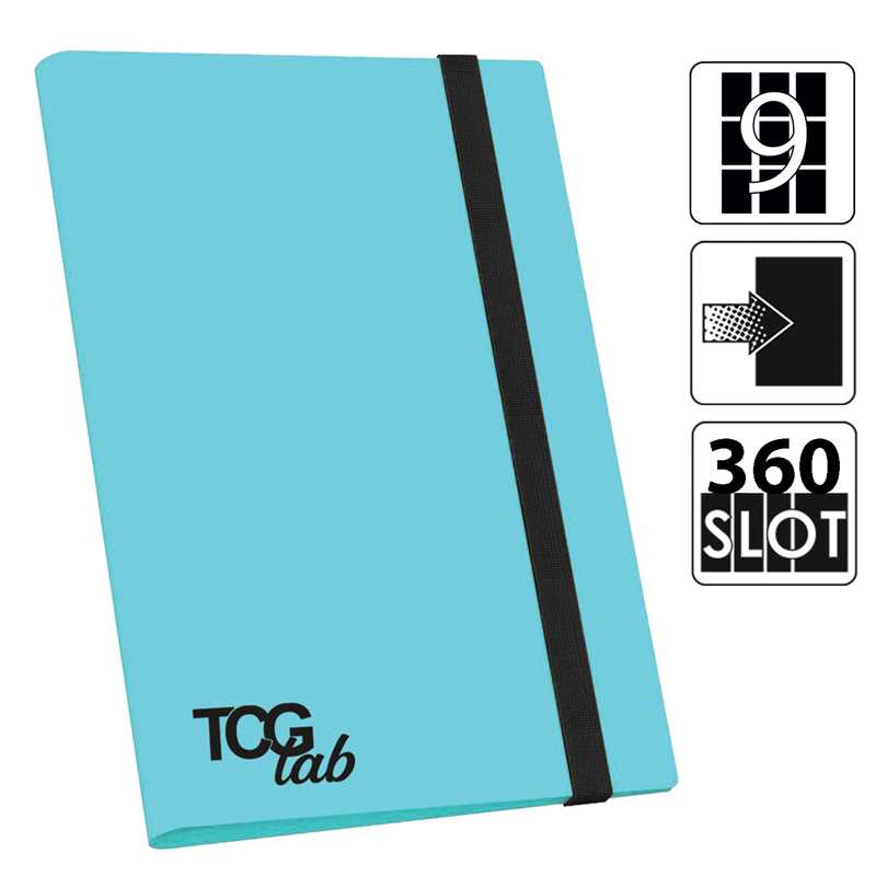 TcgLab Raccoglitore a 9 Tasche (360 carte) - Azzurro Cielo