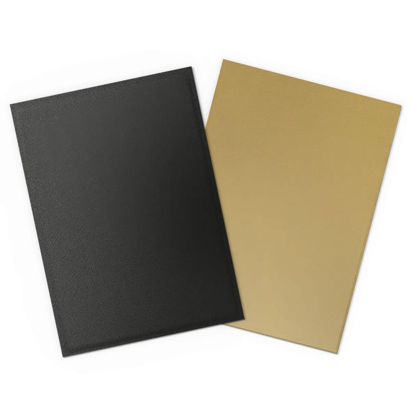 AT-15069 Dragon Shield Dual Matte Sleeves - Black & Gold (100 Sleeves)