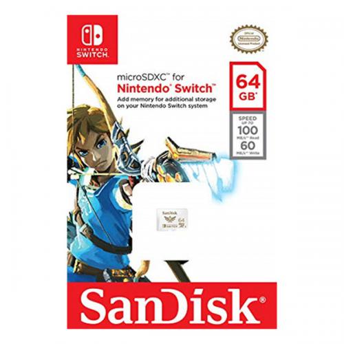 Micro SD Sandisk SDXC 64 GB Zelda