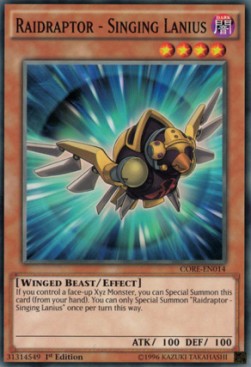 Raidraptor - Singing Lanius⁣ - Clash of Rebellions⁣ (Common)⁣ [014]
