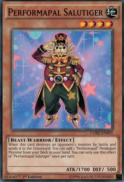 Performapal Salutiger⁣ - Clash of Rebellions⁣ (Common)⁣ [093]