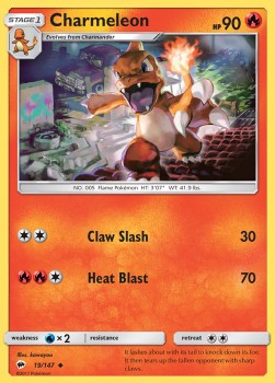 Charmeleon⁣ - Burning Shadows⁣ (Uncommon)⁣ [19]