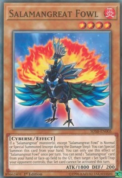 Salamangreat Fowl⁣ - Structure Deck: Soulburner⁣ (Common)⁣ [005]