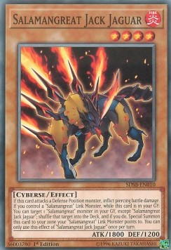 Salamangreat Jack Jaguar⁣ - Structure Deck: Soulburner⁣ (Common)⁣ [010]