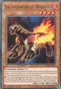 Salamangreat Wolvie⁣ - Structure Deck: Soulburner⁣ (Common)⁣ [011]