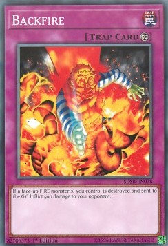Backfire⁣ - Structure Deck: Soulburner⁣ (Common)⁣ [038]