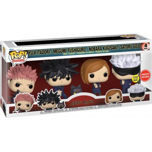 Funko POP! Jujutsu Kaisen Itadori/Megumi/Nobara/Satoru 4PK