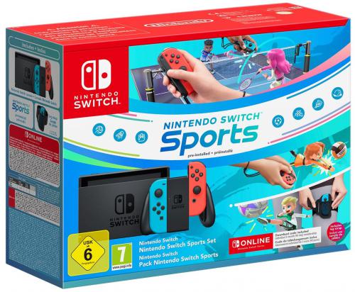 Console Nintendo Switch Neon Color + Switch Sports