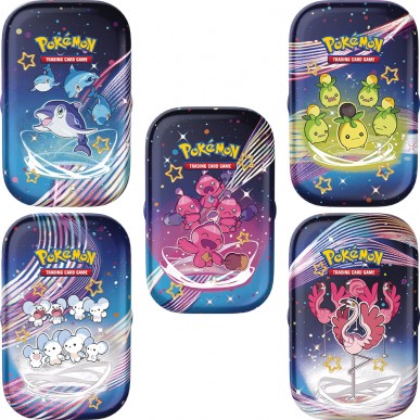 Pokemon Mini Tin Stickers SV 4.5 Destino di Paldea