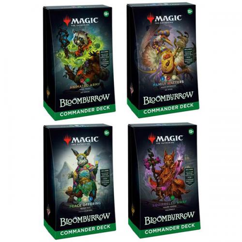 Magic Bloomburrow 4 Decks Commander Decks ITA