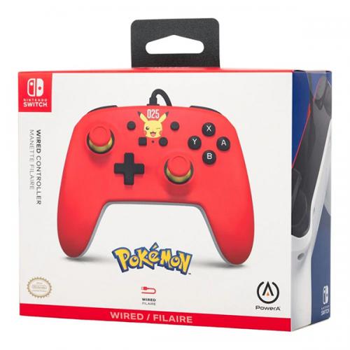 Pro Controller Wired Laughing Pikachu PowerA